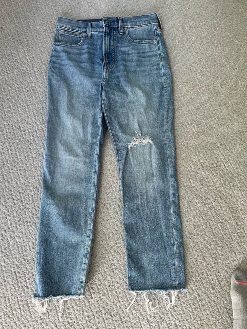 Madewell Classic High-Rise Women’s Blue Straight Jeans